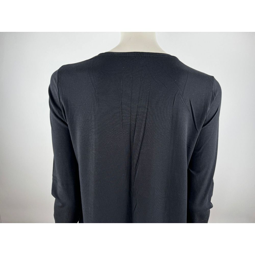 Eileen Fisher Stretch Jersey Knit Crew Neck‎ Top Women PS EUC Long Sleeve Shirt - Picture 9 of 9